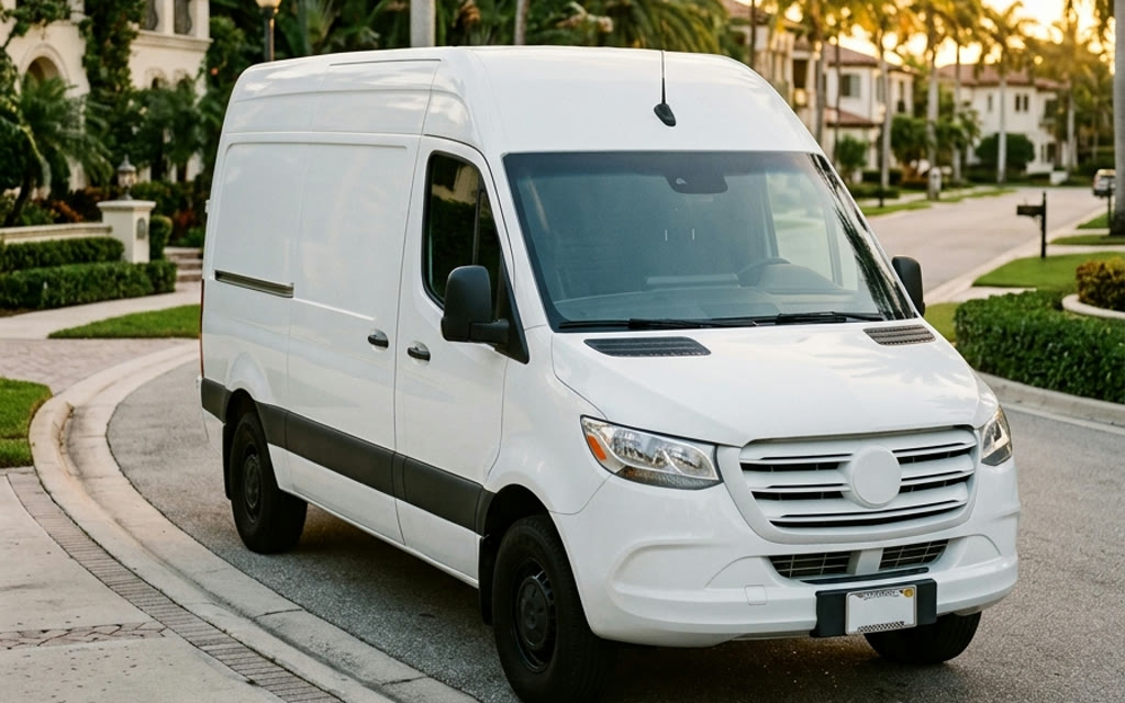 Cargo Van Luxo Mercedes-Benz Sprinter na Flórida