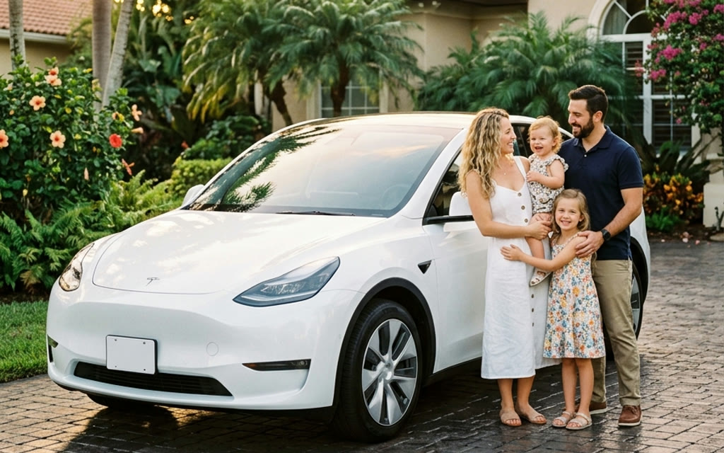 SUV Elétrico Tesla Model Y na Flórida